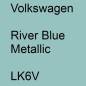 Preview: Volkswagen, River Blue Metallic, LK6V.